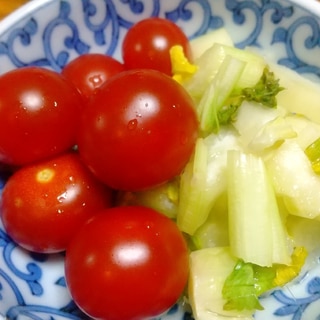 ミニトマトとセロリのマリネ